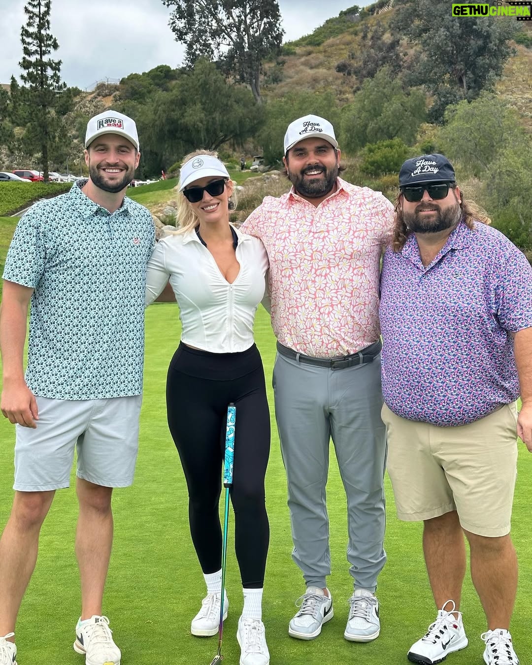 Paige Spiranac - 183.4K Likes - What a crazy couple of weeks! 

-Raised a ton of money with Jerry Kelly at @genevanationalresort!
-Had my own bobblehead night with the @brewers and threw out the first pitch⚾️
-Co hosted the @lagolf party and we also worked on something really exciting👀
-Fun collab with the @bobdoessports crew