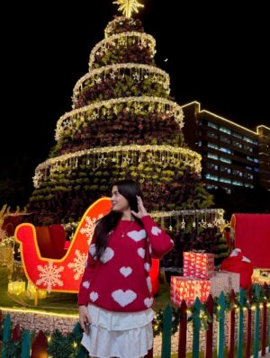 Palak Bharti Instagram - When your outfit matches the Christmas mood 🎄