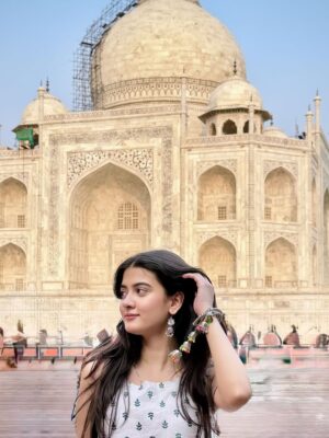 Palak Bharti Instagram - From the beauty of Taj to the peace of Vrindavan🪷