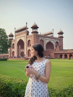 Palak Bharti Instagram - From the beauty of Taj to the peace of Vrindavan🪷