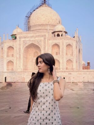 Palak Bharti Instagram - From the beauty of Taj to the peace of Vrindavan🪷