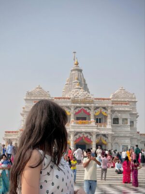 Palak Bharti Instagram - From the beauty of Taj to the peace of Vrindavan🪷