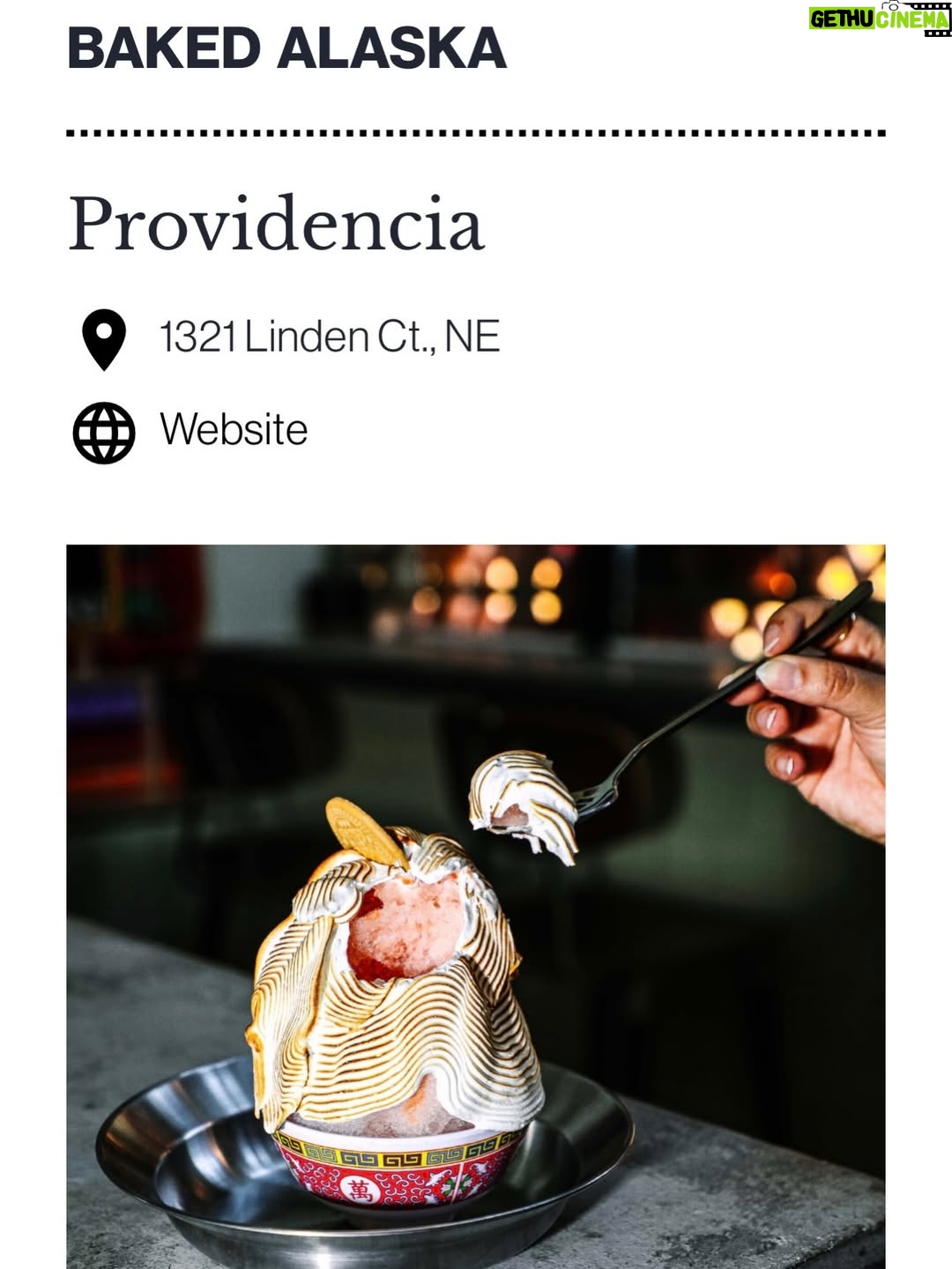 Paola Velez - 130 Likes - Thank you @washingtonianmag for ending 2025 on such a high note and naming our Baked Alaska Shaved Ice one of your favorite dishes of the year. 

🍧 we’re truly honored by all of the frio-Frio/minuta/kakigori love 🍧

For folks wondering where to spend NYE—we’ll be open 🎉

(Ps- congratulations to our friends @elviejo.cak for their feature as well!! ¡Wepa!)
