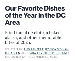 Paola Velez Instagram - Thank you @washingtonianmag for ending 2025 on such a high note and naming our Baked Alaska Shaved Ice one of your favorite dishes of the year. 

🍧 we’re truly honored by all of the frio-Frio/minuta/kakigori love 🍧

For folks wondering where to spend NYE—we’ll be open 🎉

(Ps- congratulations to our friends @elviejo.cak for their feature as well!! ¡Wepa!)