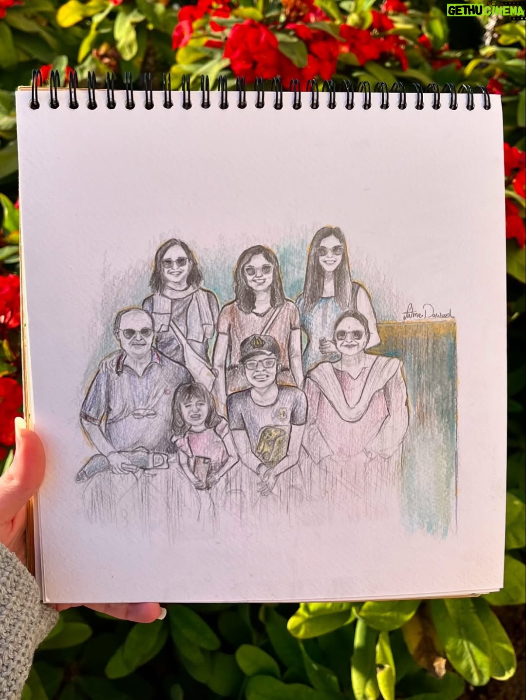 Parineeta Borthakur - 1.6K Likes - Feels like I just want to share this album of my drawings of Pari 💞
Indian actress @parineetaborthakur 
Here’s a collection of my drawings from 2021 to 2024✨ some sketches, some in color ..
All thanks to her support over the years 💞
1️⃣ First one (February 2024)
-With her family 
-This sketch is currently with her ..
Materials used: pencils, colored pencils, watercolors, and touches of gold acrylic
2️⃣ Second one (September 2024)
Materials used: pencils and watercolors
3️⃣ Third one (September 2023)
Materials used: pencils
4️⃣ Fourth one (August 2021)
Materials used: pencils
5️⃣ Fifth one (November 2022)
Materials used: digital app
-Still learning, still growing 🎨
-Stay tuned for more of her soon 🙈