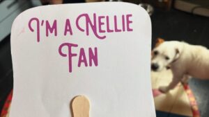 Parker Posey Instagram - “ha! what if life imitated art ?!” which reminds me … of the great art i’ve seen over these past months, Victoria-inspired and otherwise … i am so happy for my old fans and now new ones … and fans in general, because it’s hot out and they’re fabulous.
I’m a Nellie Olson fan!