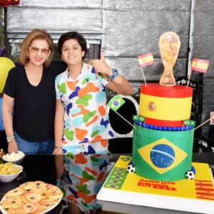 Pascale Machaalani Instagram - صارو ١١ عقبال المية ياروح ماما انشاالله ايامك كلها #فرح #نجاح #صحة #بحبك قد الدني كلها #ايلي_ابو_شديد #عيدسعيد #happybirthday #elie #lovemyson💙 #kisses #lebanon #14_9 #pascalemachaalani #باسكال_مشعلاني #ع_بيروت #🎂 💃🥰💖🍰 #worldcup #spain🇪🇸 #brazil@michelbeainy