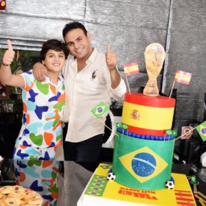 Pascale Machaalani Instagram - صارو ١١ عقبال المية ياروح ماما انشاالله ايامك كلها #فرح #نجاح #صحة #بحبك قد الدني كلها #ايلي_ابو_شديد #عيدسعيد #happybirthday #elie #lovemyson💙 #kisses #lebanon #14_9 #pascalemachaalani #باسكال_مشعلاني #ع_بيروت #🎂 💃🥰💖🍰 #worldcup #spain🇪🇸 #brazil@michelbeainy