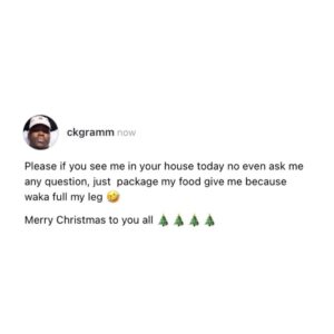 Paschaline Alex Instagram - Wishing everyone a peaceful and warm Christmas, whether this year treated you gently or tested you in ways no one saw. If you’re celebrating wins, may gratitude keep you grounded; if you’re carrying scars,may love and rest find you today. Keep choosing kindness, keep protecting your peace and keep pushing forward, your journey is not over. Today, celebrate life, hope, and the strength to continue.
#merrychristmaseveryone