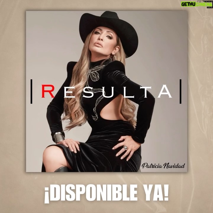 Patricia Navidad - 255 Likes - Disfruta de mi más reciente sencillo “Resulta”. 

Disponible ya, en tú plataforma de streaming favorita. 

#PatriciaNavidad #PatyNavidad #Lanzamiento #Resulta #Spotify #AppleMusic #AmazonMusic #Tidal #Deezer  #Pandora #YouTube  #JOMAMex @joma_mex