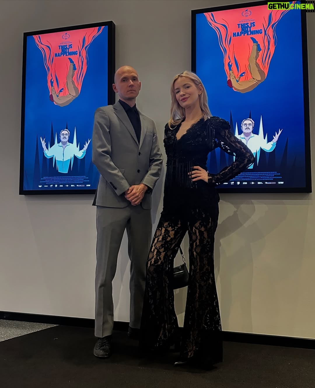 Paulina Gałązka - 1.3K Likes - @tallinnblacknightsff thank You 🐾 🇪🇪
It was wonderful international premiere of our movie “This is not happening”

Styled by @paprockibrzozowski @damianhaberny 
 
Cieszę się, że mogłam też poznać @bovska , która jest tak samo boska jak jej muzyka 😍