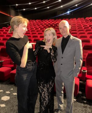 Paulina Gałązka Instagram - @tallinnblacknightsff thank You 🐾 🇪🇪
It was wonderful international premiere of our movie “This is not happening”

Styled by @paprockibrzozowski @damianhaberny 
 
Cieszę się, że mogłam też poznać @bovska , która jest tak samo boska jak jej muzyka 😍