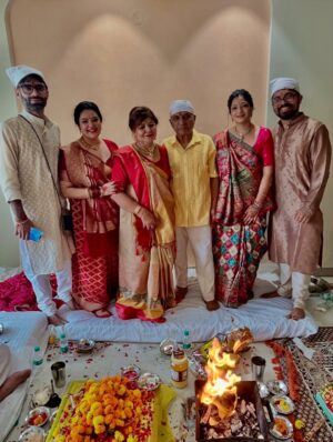 Pavni Mehrotra Instagram - Apka humare “NAYE GHAR” mein swagat hai🏡♥️
.
.
.
#newhome #grahpravesh🏠 #pooja #home #pavnilaughs