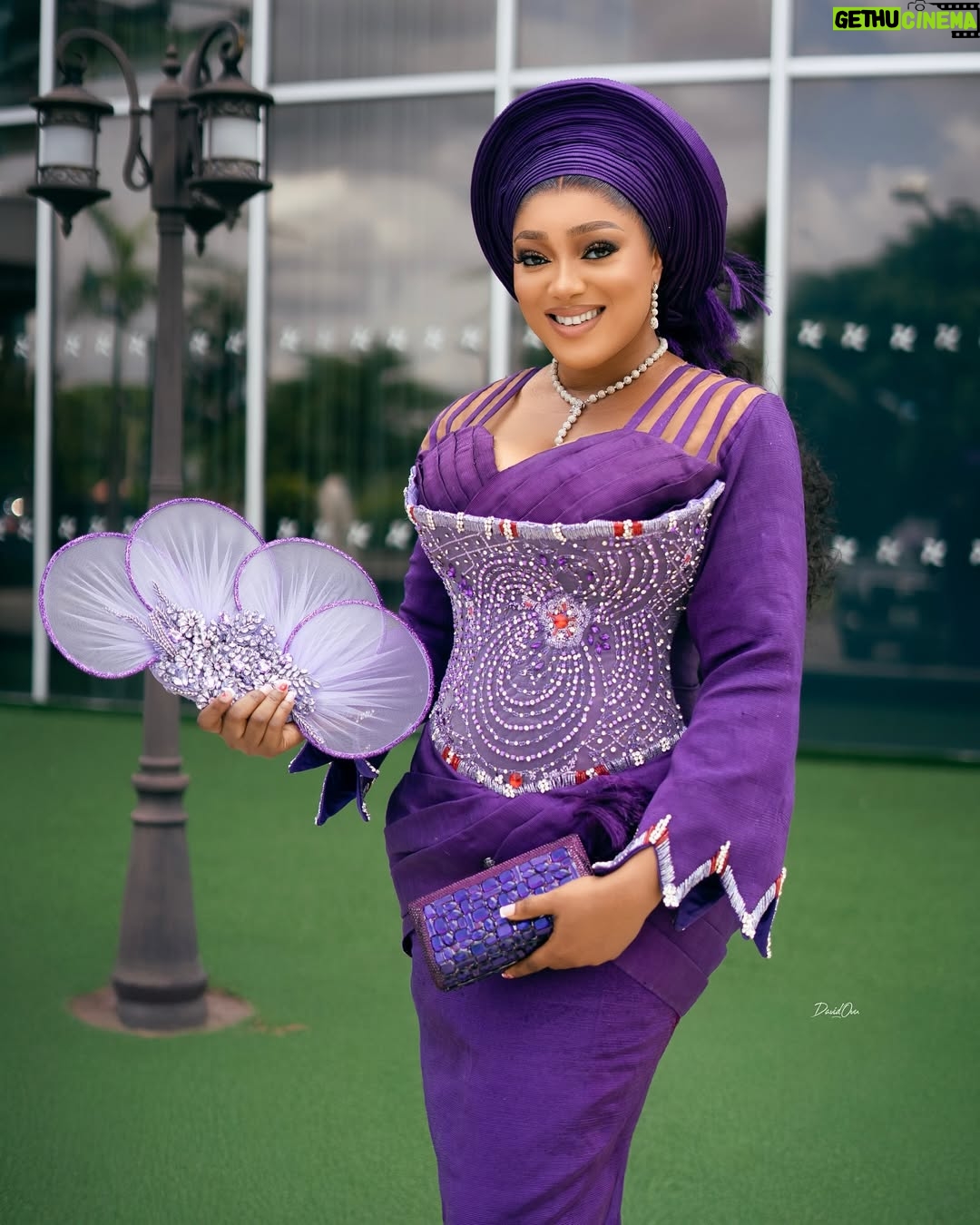 Peggy Ovire - 54.5K Likes - I think have found my New favorite color 💜💜💜

Purple rain 💜

Tailored by @st.margaretofficial