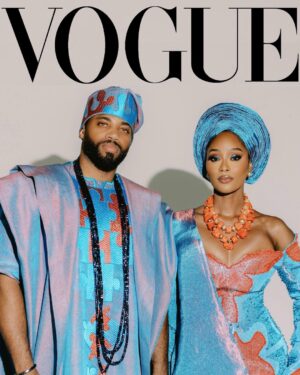 Pepi Sonuga Instagram - Part 2, but day 1 ❤️
Overjoyed with all the love. We’re MARRIED!!!! Hip hip!!!! Read our full @voguemagazine feature, link in bio.

Photographer: @perryvaile
Bridal & Groom Designer (Blue): @couturebytabik
Bridal Designer (Green   Red): @anit_cuts
Groom Designer (Green   Red): @davidscottonline
Pepi’s Personal Stylist: @venetiakiddstyle
Coordination & Design: @claudiocoevents
Videographer: @foragedfilms
Content Creator: @itschampagnesocial
Decor & Florals: @sansationalcreations_
Palm Wine Cup: @bridesnbrooms
Accessories & Beads: @nenejewellryandcraft
Catering: @stomachaffairsatl
Cake: @vgsbakery
Alaga: @mc_bukenkoalaga
Signage: @magnoliadreams.shop
Gift Bags: @vistaprint @zazzle
Invitations:
• @printswellstationery (printing)
• @les_carnets_de_nini (design)
• @flourishfinewriting (stamps)
Bridesmaids Designer: @themusefactory_ @bibireola_bespoke
Groomsmen Designer: @fujahbrand
Geles for Bridal Party: @asooke_gele_matters
Venue: @relix_brookside_knoxville 
Bridal Glam: @neonbonymakeovers @solangehairandbeauty @mosmogele
Rentals: @aopartyrentals
DJ: @djfreshyk
Transportation: @cruzetransportservices