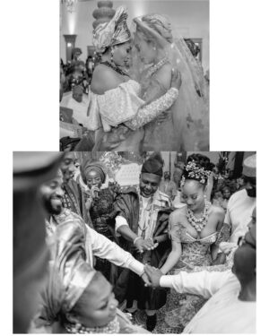 Pepi Sonuga Instagram - Part 2, but day 1 ❤️
Overjoyed with all the love. We’re MARRIED!!!! Hip hip!!!! Read our full @voguemagazine feature, link in bio.

Photographer: @perryvaile
Bridal & Groom Designer (Blue): @couturebytabik
Bridal Designer (Green   Red): @anit_cuts
Groom Designer (Green   Red): @davidscottonline
Pepi’s Personal Stylist: @venetiakiddstyle
Coordination & Design: @claudiocoevents
Videographer: @foragedfilms
Content Creator: @itschampagnesocial
Decor & Florals: @sansationalcreations_
Palm Wine Cup: @bridesnbrooms
Accessories & Beads: @nenejewellryandcraft
Catering: @stomachaffairsatl
Cake: @vgsbakery
Alaga: @mc_bukenkoalaga
Signage: @magnoliadreams.shop
Gift Bags: @vistaprint @zazzle
Invitations:
• @printswellstationery (printing)
• @les_carnets_de_nini (design)
• @flourishfinewriting (stamps)
Bridesmaids Designer: @themusefactory_ @bibireola_bespoke
Groomsmen Designer: @fujahbrand
Geles for Bridal Party: @asooke_gele_matters
Venue: @relix_brookside_knoxville 
Bridal Glam: @neonbonymakeovers @solangehairandbeauty @mosmogele
Rentals: @aopartyrentals
DJ: @djfreshyk
Transportation: @cruzetransportservices