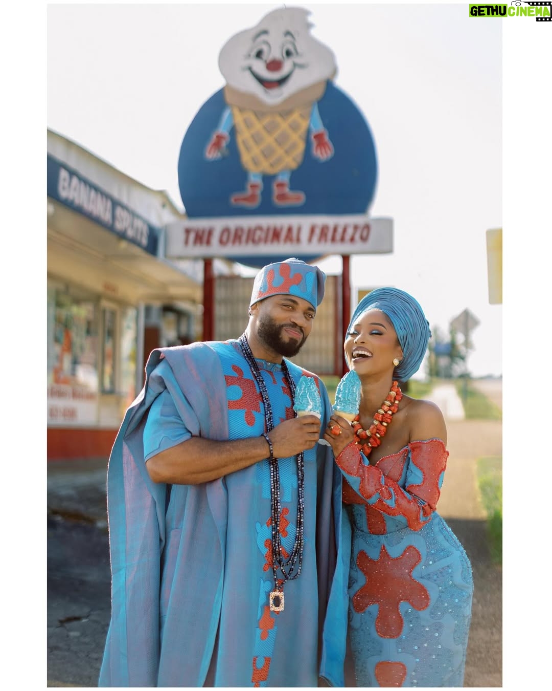 Pepi Sonuga - 10.3K Likes - Part 2, but day 1 ❤️
Overjoyed with all the love. We’re MARRIED!!!! Hip hip!!!! Read our full @voguemagazine feature, link in bio.

Photographer: @perryvaile
Bridal & Groom Designer (Blue): @couturebytabik
Bridal Designer (Green   Red): @anit_cuts
Groom Designer (Green   Red): @davidscottonline
Pepi’s Personal Stylist: @venetiakiddstyle
Coordination & Design: @claudiocoevents
Videographer: @foragedfilms
Content Creator: @itschampagnesocial
Decor & Florals: @sansationalcreations_
Palm Wine Cup: @bridesnbrooms
Accessories & Beads: @nenejewellryandcraft
Catering: @stomachaffairsatl
Cake: @vgsbakery
Alaga: @mc_bukenkoalaga
Signage: @magnoliadreams.shop
Gift Bags: @vistaprint @zazzle
Invitations:
• @printswellstationery (printing)
• @les_carnets_de_nini (design)
• @flourishfinewriting (stamps)
Bridesmaids Designer: @themusefactory_ @bibireola_bespoke
Groomsmen Designer: @fujahbrand
Geles for Bridal Party: @asooke_gele_matters
Venue: @relix_brookside_knoxville 
Bridal Glam: @neonbonymakeovers @solangehairandbeauty @mosmogele
Rentals: @aopartyrentals
DJ: @djfreshyk
Transportation: @cruzetransportservices
