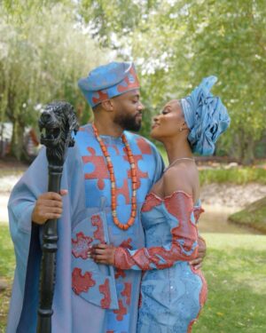 Pepi Sonuga Instagram - Part 2, but day 1 ❤️
Overjoyed with all the love. We’re MARRIED!!!! Hip hip!!!! Read our full @voguemagazine feature, link in bio.

Photographer: @perryvaile
Bridal & Groom Designer (Blue): @couturebytabik
Bridal Designer (Green   Red): @anit_cuts
Groom Designer (Green   Red): @davidscottonline
Pepi’s Personal Stylist: @venetiakiddstyle
Coordination & Design: @claudiocoevents
Videographer: @foragedfilms
Content Creator: @itschampagnesocial
Decor & Florals: @sansationalcreations_
Palm Wine Cup: @bridesnbrooms
Accessories & Beads: @nenejewellryandcraft
Catering: @stomachaffairsatl
Cake: @vgsbakery
Alaga: @mc_bukenkoalaga
Signage: @magnoliadreams.shop
Gift Bags: @vistaprint @zazzle
Invitations:
• @printswellstationery (printing)
• @les_carnets_de_nini (design)
• @flourishfinewriting (stamps)
Bridesmaids Designer: @themusefactory_ @bibireola_bespoke
Groomsmen Designer: @fujahbrand
Geles for Bridal Party: @asooke_gele_matters
Venue: @relix_brookside_knoxville 
Bridal Glam: @neonbonymakeovers @solangehairandbeauty @mosmogele
Rentals: @aopartyrentals
DJ: @djfreshyk
Transportation: @cruzetransportservices