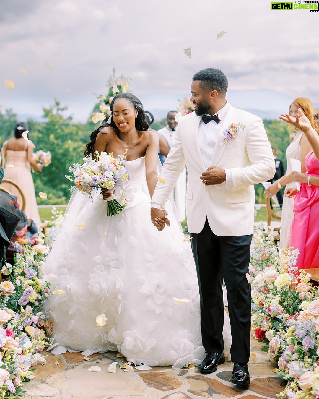 Pepi Sonuga - 13.8K Likes - The best part is you.

This day was beyond what we dreamed. Surrounded by love, nature, family, and God’s grace as we became husband and wife. We are so thankful for every hand that made it possible.

HUGE thank you to @voguemagazine @vogueweddings @vogueaustralia for featuring our wedding (link in bio to read the full article). We poured so much heart into this celebration, and it means the world to have our story shared in this way. Truly a dream come true. Endless thanks to Max and Court!! I love you guys!!! And thank you @shelbywax for the beautiful write up 🫶🏽

To our friends, our families, and everyone who brought it all to life...thank you from the bottom of our hearts.

Photographer: @perryvaile
Designer: @inesdisanto
Store: @lovellabridal
Stylist: @weddingfashionexpert
Pepi’s Personal Stylist: @venetiakiddstyle 
Groom’s Tux: @brooksbrothers
Wedding Bands: @brilliantearth 
Coordination   Design: @claudiocoevents
Videographer: @foragedfilms
Content Creator: @itschampagnesocial
Bridesmaids Dresses: @jennyyoonyc 
Groomsmen Tux’s: @suitshopofficial 
Flower Girls Dresses: @tulleenofficial 
Signage: @magnoliadreams.shop
Jumping The Broom: @bridesnbrooms
Gift Bags: @vistaprint @zazzle
Catering: @citycatering_knoxville
Cake: @allmixedupcakes
Invitations:
• @printswellstationery (printing)
• @les_carnets_de_nini (design)
• @flourishfinewriting (stamps)
Floral Design: @melissatimmdesigns
Live Wedding Painter: @emilymcclenaganart
Harpist: Marissa Purnell
Venue: @nicholsheir
Bridal Glam: @bobbierileybeauty @solangehairandbeauty
Rentals: @aopartyrentals
DJ: @imdjkvo
Transportation: @cruzetransportservices
