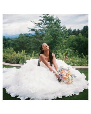 Pepi Sonuga Instagram - The best part is you.

This day was beyond what we dreamed. Surrounded by love, nature, family, and God’s grace as we became husband and wife. We are so thankful for every hand that made it possible.

HUGE thank you to @voguemagazine @vogueweddings @vogueaustralia for featuring our wedding (link in bio to read the full article). We poured so much heart into this celebration, and it means the world to have our story shared in this way. Truly a dream come true. Endless thanks to Max and Court!! I love you guys!!! And thank you @shelbywax for the beautiful write up 🫶🏽

To our friends, our families, and everyone who brought it all to life...thank you from the bottom of our hearts.

Photographer: @perryvaile
Designer: @inesdisanto
Store: @lovellabridal
Stylist: @weddingfashionexpert
Pepi’s Personal Stylist: @venetiakiddstyle 
Groom’s Tux: @brooksbrothers
Wedding Bands: @brilliantearth 
Coordination   Design: @claudiocoevents
Videographer: @foragedfilms
Content Creator: @itschampagnesocial
Bridesmaids Dresses: @jennyyoonyc 
Groomsmen Tux’s: @suitshopofficial 
Flower Girls Dresses: @tulleenofficial 
Signage: @magnoliadreams.shop
Jumping The Broom: @bridesnbrooms
Gift Bags: @vistaprint @zazzle
Catering: @citycatering_knoxville
Cake: @allmixedupcakes
Invitations:
• @printswellstationery (printing)
• @les_carnets_de_nini (design)
• @flourishfinewriting (stamps)
Floral Design: @melissatimmdesigns
Live Wedding Painter: @emilymcclenaganart
Harpist: Marissa Purnell
Venue: @nicholsheir
Bridal Glam: @bobbierileybeauty @solangehairandbeauty
Rentals: @aopartyrentals
DJ: @imdjkvo
Transportation: @cruzetransportservices
