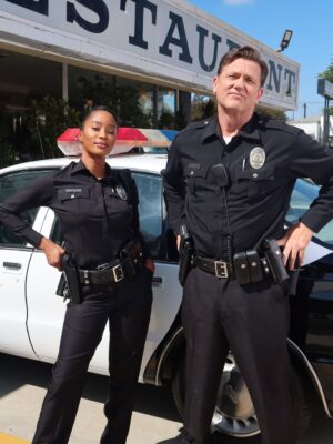 Pepi Sonuga Instagram - Years ago, I was honored with the chance to play Young Athena, and it’s been a continuous honor to be brought back. But nothing compares to this most recent episode where I got to act across and alongside one of my heroes, the legendary Mrs. Angela Bassett.

Thank you for your grace, your brilliance, your aura, and your power. You are everything and more, and I will forever cherish this experience im.angelabassett. 🤍

New (epic) episode of @911onabc airing now xx

#911onABC #YoungAthena