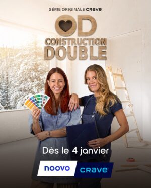 Pézie Beaudin Instagram - Pézie et Cath Peach s’affrontent dans une compétition amicale de rénovations. 🔨
Quel chalet sera choisi par le couple gagnant d’OD Chypre?
OD : CONSTRUCTION DOUBLE, dès le 4 janvier sur Crave et Noovo.