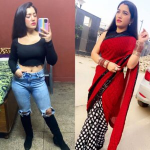 Piya Mangat Choudhary Instagram - Marry a girl who can carry both 😉😘