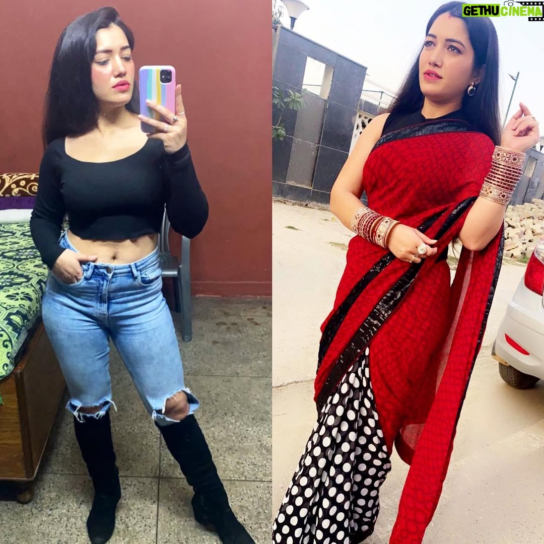 Piya Mangat Choudhary - 9.4K Likes - Marry a girl who can carry both 😉😘