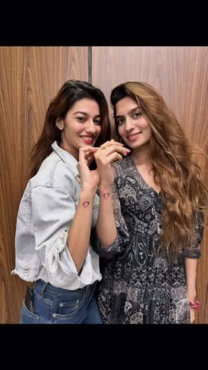Pooja Solanki Instagram - Happiest Birthday meri jaaaaan 🤍
God bless you always… today, tomorrow, and forever ✨

You are truly one of God’s biggest blessings in my life.
I still thank Him for giving me a sister like you
someone who feels like home, strength, laughter, and love all in one 💕

Every moment with you has been precious.
From our madness to our silence,
from endless laughter to the unspoken understanding—
each memory with you lives in my heart 🥹💫
There are countless moments, too many to post,
but every single one means the world to me 🤍

May God give you every happiness your heart desires,
all the success, peace, love, and strength
because you deserve nothing less 💖

Iss saal bohottt saara kaam karo, shine bright,
and never forget how deeply loved you are ✨

I love you more than words can ever explain 💕
Meri pyaari 🤍💖