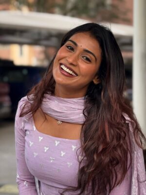 Poornima Ravi Instagram - Chirikalle Penne Kalyaani 💜