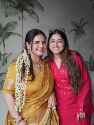Prableen Kaur Bhomrah Instagram - Satyanarayan Katha for our new home🧿🧡
PKB’s outfit @kalkifashion
Rahul’s outfit @houseofkari.in
