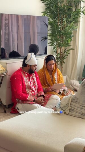 Prableen Kaur Bhomrah Instagram - My Jind Mahi 🧿
#newhome #sukhmanisahib