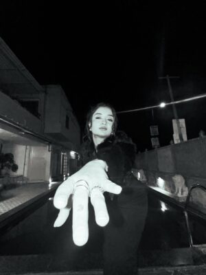 Pranjali Singh Instagram - There’s something about black ! You feel hidden away in it 🖤

[blackoutfit, mood, night, poolside, portraits, blackandwhites, instapost]
#instapost #blackoutfits #furr #night #b&w
