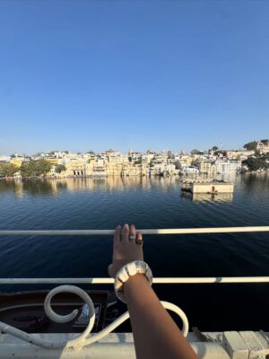 Pranjali Singh Instagram - Precisely what I needed ! 
Udaipur you are beyou-tiful 😉 

[udaipurdiaries, mood, travel, vacation, bluedress, lakeside, Udaipur]
#udaipurdiaries #mood #portrait #udaipur #lakeside #bluedress