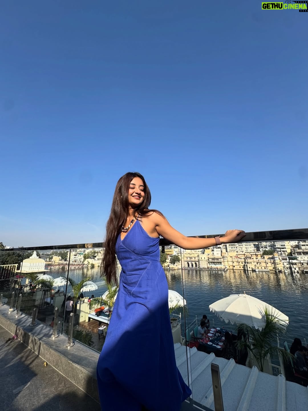 Pranjali Singh - 5.2K Likes - Precisely what I needed ! 
Udaipur you are beyou-tiful 😉 

[udaipurdiaries, mood, travel, vacation, bluedress, lakeside, Udaipur]
#udaipurdiaries #mood #portrait #udaipur #lakeside #bluedress