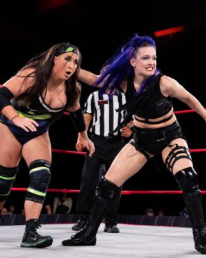 Priscilla Zuniga Instagram - Another strong showing for @billie_starkz & @diamantelax, who defeated @therachaelellering & ROH newcomer @itslondyndiorrr in tag team action!

Watch ROH TV on Honor Club!
WatchROH.com
