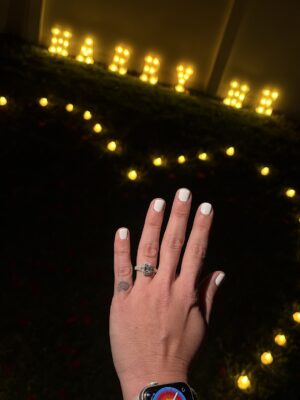 Priscilla Zuniga Instagram - I LOVE it so I had to put a ring on it! @diamantelax and I are going into our 7th year together and I couldn’t have possibly gone into the new year without her knowing I choose her everyday 🥹🥰 say hello to my fiancé 💗💗 HAPPY NEW YEAR 🥳🥳