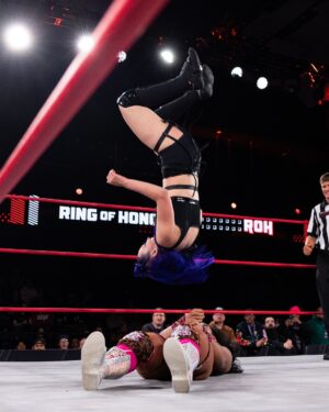 Priscilla Zuniga Instagram - Another strong showing for @billie_starkz & @diamantelax, who defeated @therachaelellering & ROH newcomer @itslondyndiorrr in tag team action!

Watch ROH TV on Honor Club!
WatchROH.com