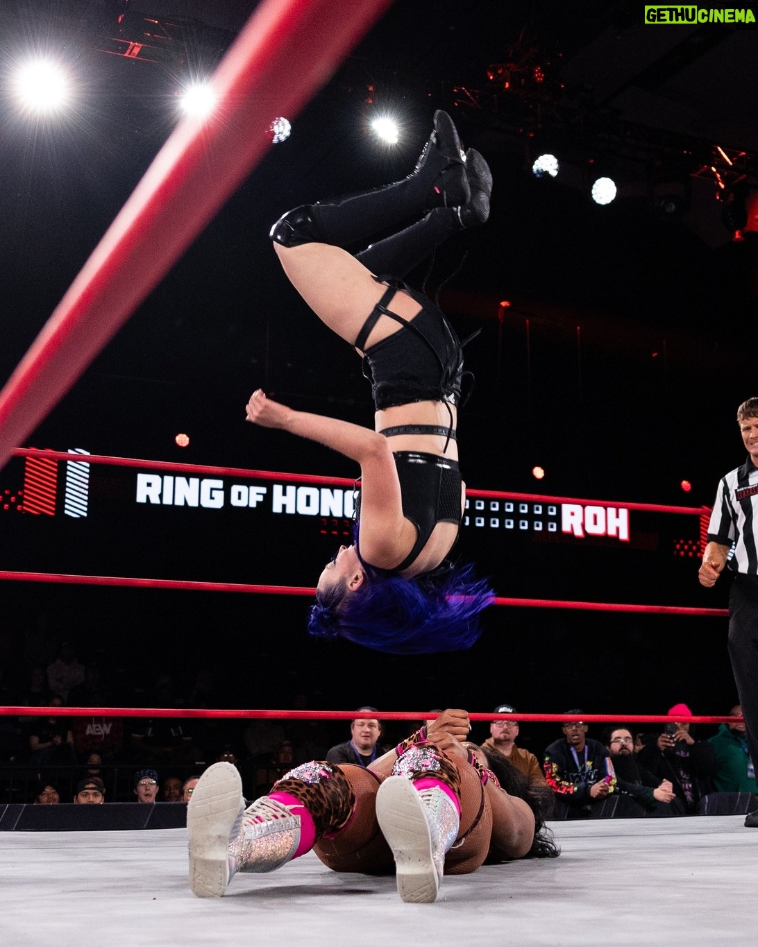 Priscilla Zuniga - 2.2K Likes - Another strong showing for @billie_starkz & @diamantelax, who defeated @therachaelellering & ROH newcomer @itslondyndiorrr in tag team action!

Watch ROH TV on Honor Club!
WatchROH.com