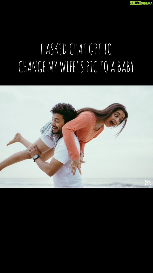 Priya J Achar - 18.4K Likes - I asked chat gpt to change my wife's pic to a baby 😍 
.
.
#prisid #priyajachar 
#sidmoolimani
