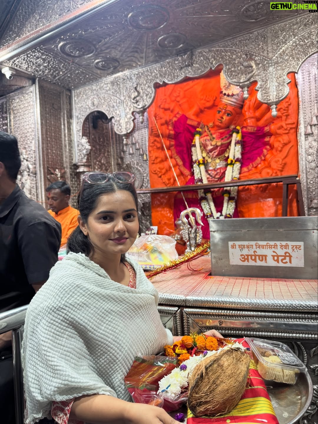 Priyanka Diwate - 31.1K Likes - Always blessed 😭 My very 1st time visit and a peaceful Darshan #nashik #saptashrungimaa , No more Negative energies just a positive soul worshiping gods every single day 🫶🕉️🧿 #nazarnalage #godsfavouritechild