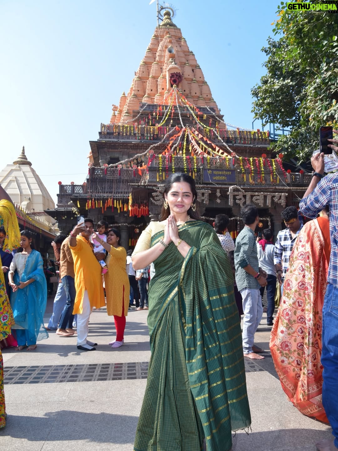 Priyanka Diwate - 15.5K Likes - On A very auspicious Day #makarsankrant 🕉️ What we could expect more than Our headsdown in Ujjain #mahakaal #2026

My Beautiful Saree : @swaminipaithani11