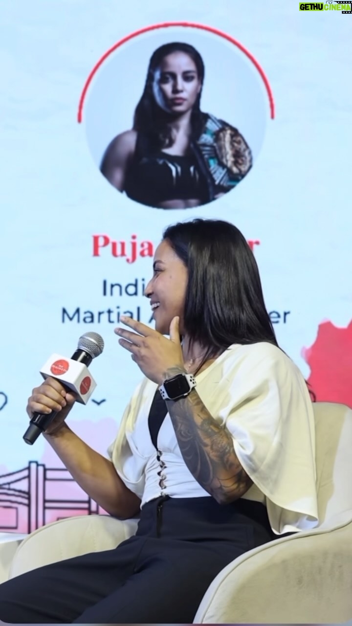 Puja Tomar - 44.3K Likes - Honored to be part of the panel Discussion at TOI Dialouge Series and share my views on sports in India. What a lovely evening in #varanasi 💯
.
.
.
#paneldiscussion #sports #toidialoguesvaranasi #indiansports #mma #toi