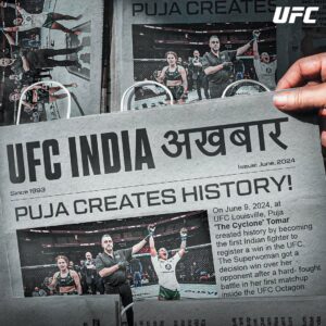 Puja Tomar Instagram - We could read this one again and again! 🇮🇳
#UFC #UFCIndia #PujaTomar
