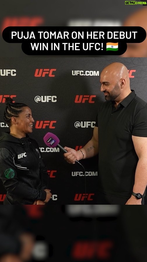 Puja Tomar - 45.7K Likes - I spoke to @tomar_puja after she became the first Indian to win in the UFC! 🇮🇳

#UFC #MMA #UFCLouisville #PujaTomar #UFCIndia #India