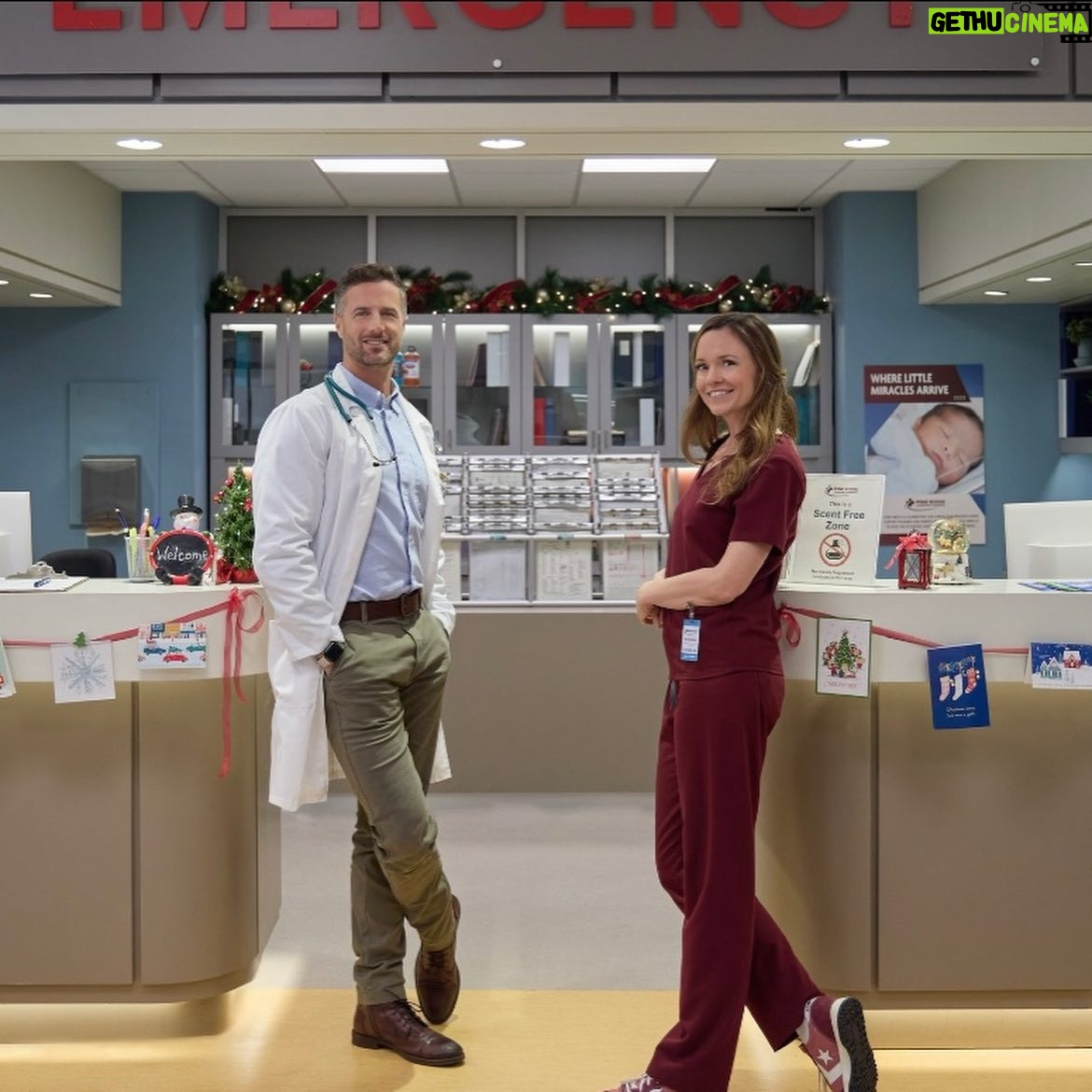 Rachel Boston - 5.1K Likes - The doctors will see you now ❤️
Here’s a look behind the scenes! 

#TheMoreTheMerrier premiere starts at 8/7c tonight @hallmarkchannel ! And next day on @hallmarkplus !Very thankful for this team and experience and for our incredible doctors, nurses, and first responders ✨