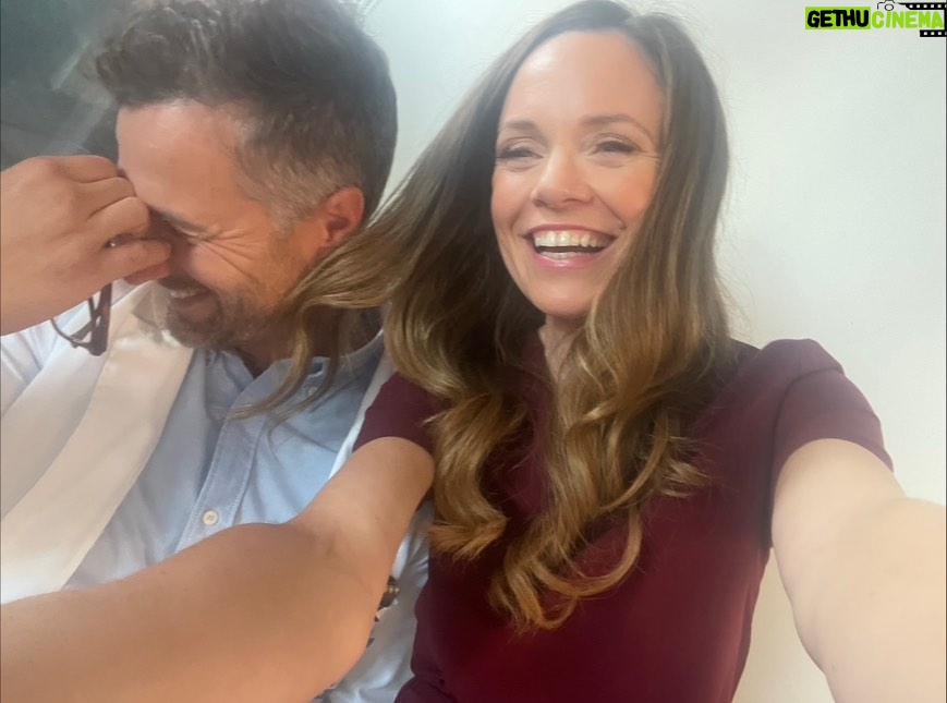 Rachel Boston - 3K Likes - The More The Merrier!!! I call this photo series @therealbrendan_penny loves taking pictures with me 🫶 Join us November 28th (next Friday!) for a lot of laughs (And babies! And Miracles!) 8/7c @hallmarkchannel #TheMoreTheMerrier 👩‍⚕️🎄👨‍⚕️ #countdowntochristmas