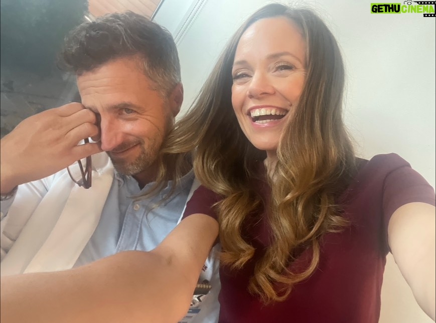 Rachel Boston - 3K Likes - The More The Merrier!!! I call this photo series @therealbrendan_penny loves taking pictures with me 🫶 Join us November 28th (next Friday!) for a lot of laughs (And babies! And Miracles!) 8/7c @hallmarkchannel #TheMoreTheMerrier 👩‍⚕️🎄👨‍⚕️ #countdowntochristmas