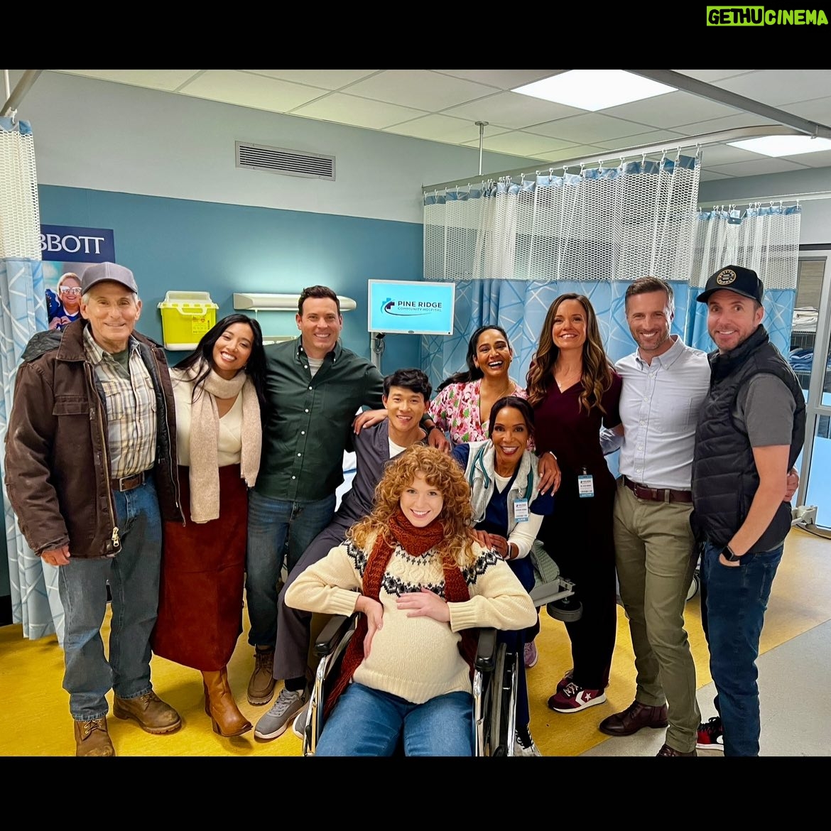 Rachel Boston - 5.1K Likes - The doctors will see you now ❤️
Here’s a look behind the scenes! 

#TheMoreTheMerrier premiere starts at 8/7c tonight @hallmarkchannel ! And next day on @hallmarkplus !Very thankful for this team and experience and for our incredible doctors, nurses, and first responders ✨