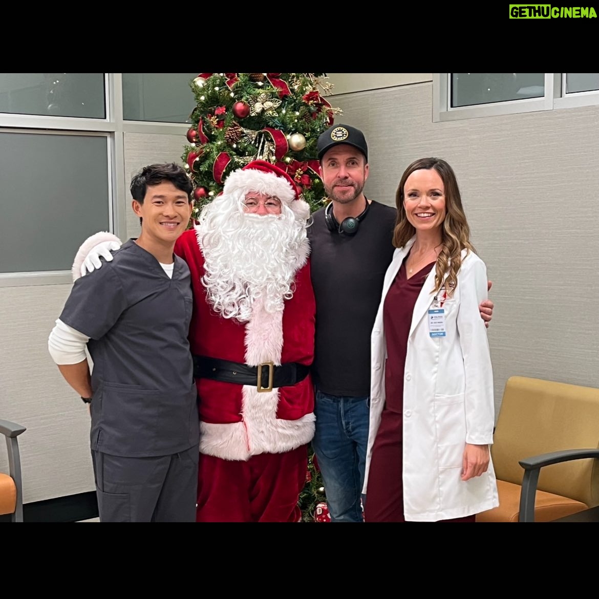 Rachel Boston - 5.1K Likes - The doctors will see you now ❤️
Here’s a look behind the scenes! 

#TheMoreTheMerrier premiere starts at 8/7c tonight @hallmarkchannel ! And next day on @hallmarkplus !Very thankful for this team and experience and for our incredible doctors, nurses, and first responders ✨